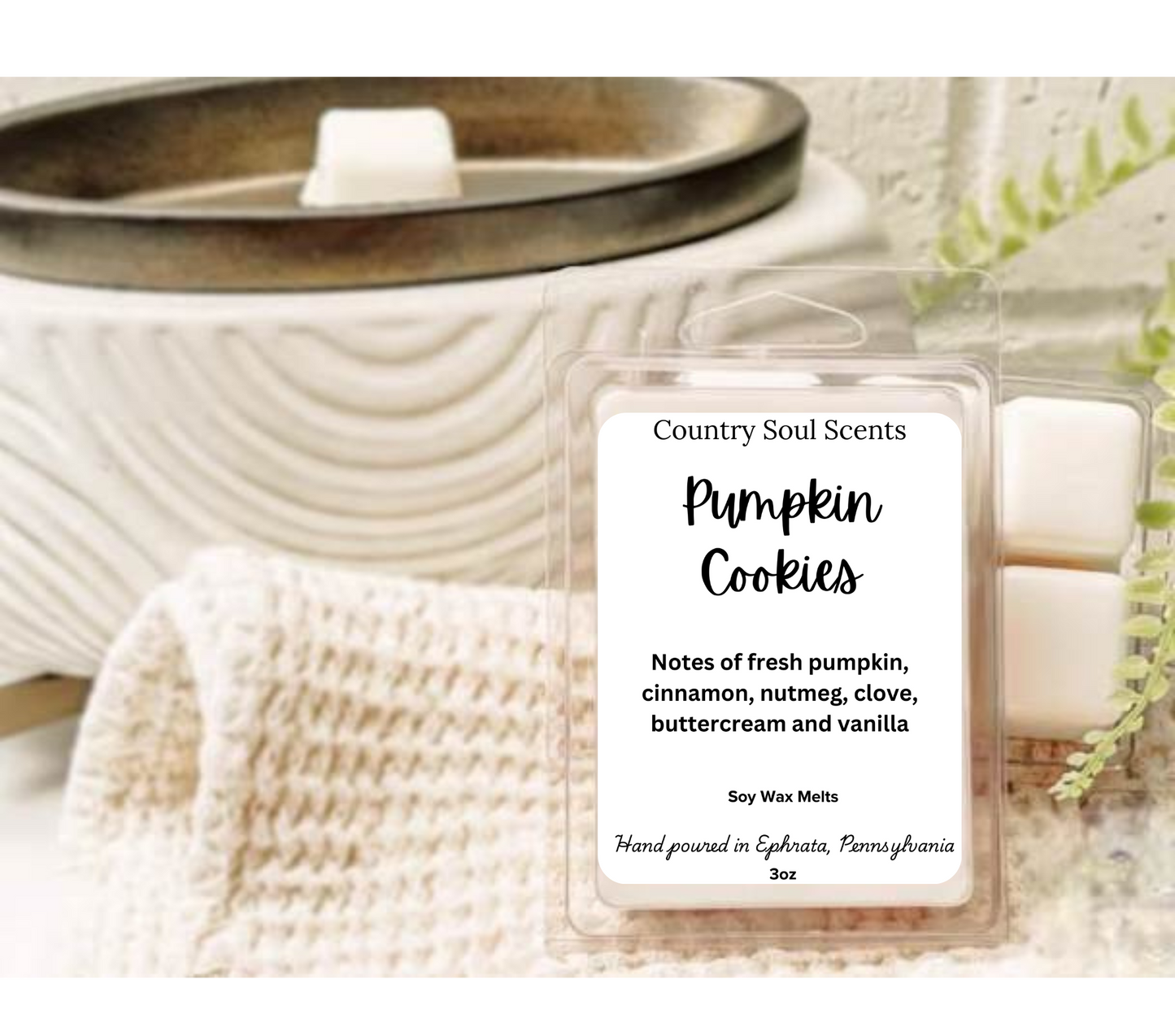 Pumpkin Cookies Soy Wax Melts