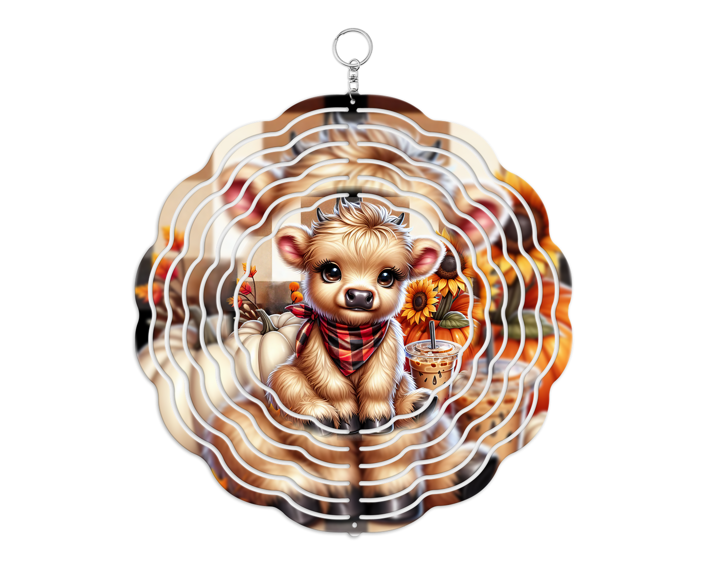 Baby Highland Cow 8" Wind Spinner