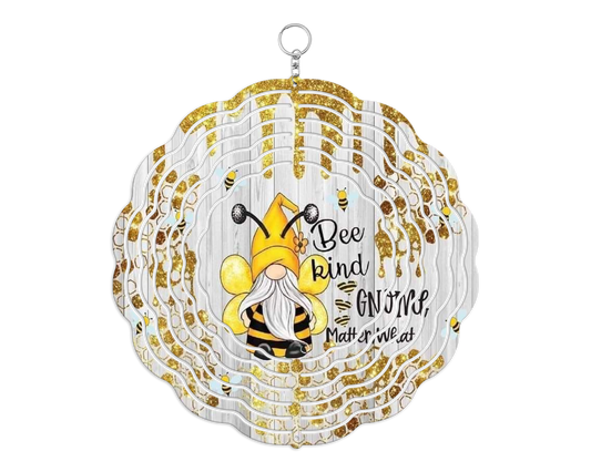 Be Kind Gnome Matter What 8" Wind Spinner