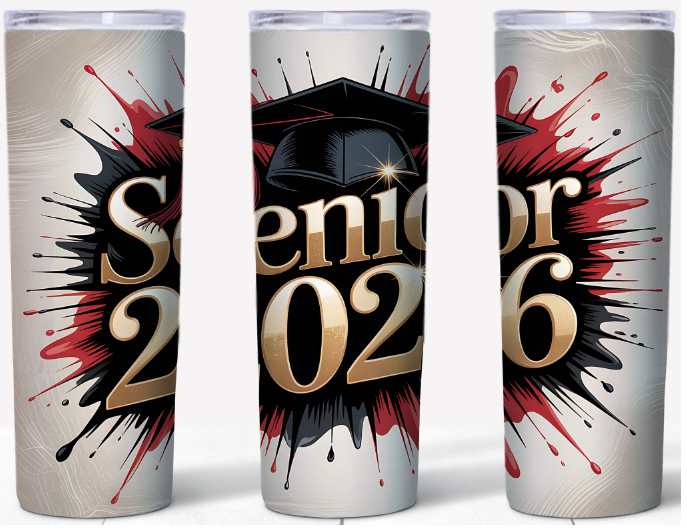 Class of 2026 Varsity | 20oz Stainless Steel Tumbler