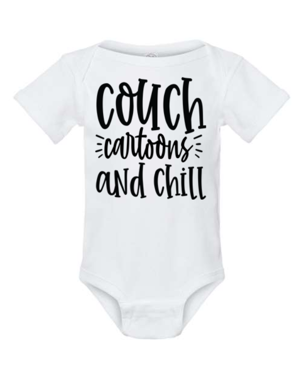 Couch Cartoons And Chill Bodysuit | Johanna Lesley Creations
