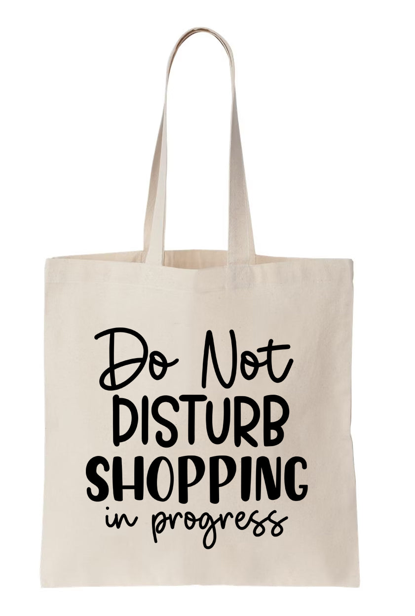 Do Not Disturb Canvas Tote