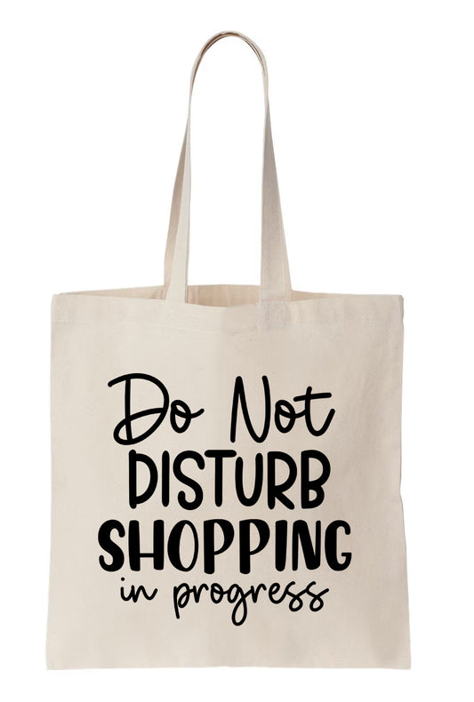 Do Not Disturb Canvas Tote