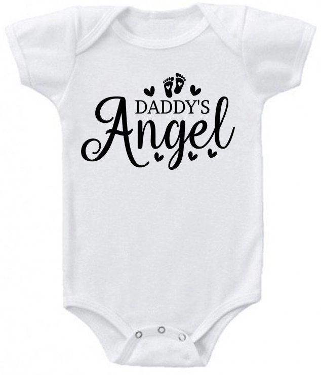 Daddy’s Angel Infant Bodysuit | Johanna Lesley Creations