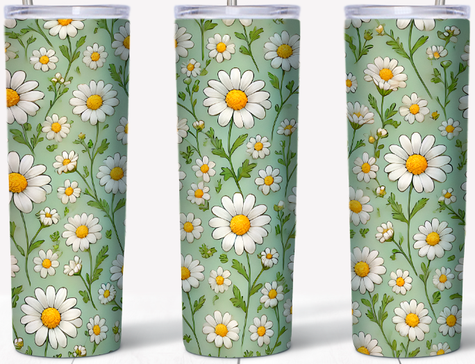 Daisies 15 or 20oz Tumbler