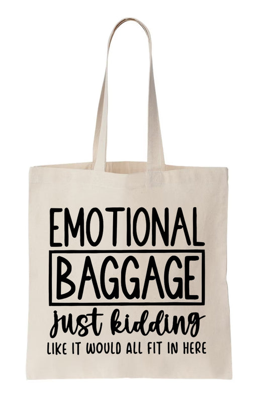 Emotional Baggage Canvas Tote
