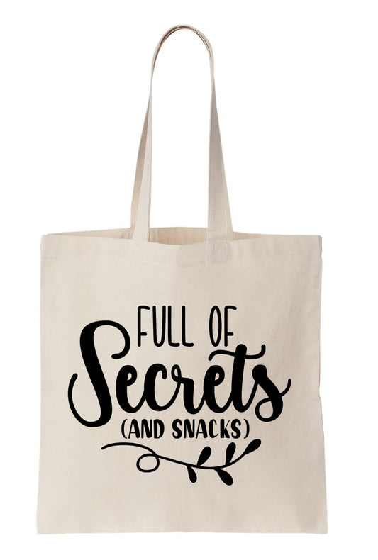 Full of secrets Canvas Tote