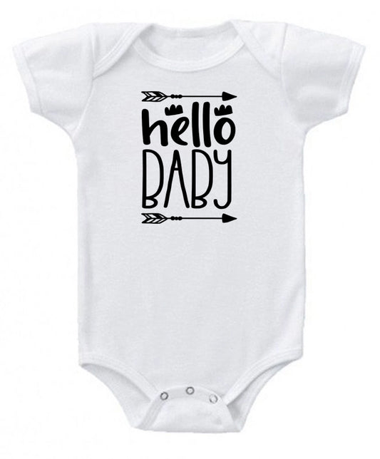 Hello Baby- baby bodysuit