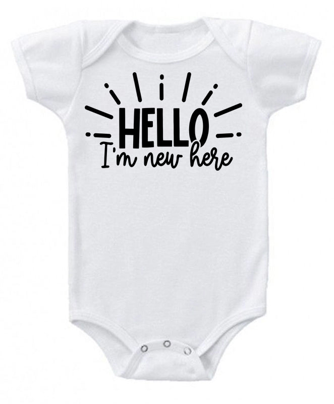 Hello I'm new here- baby bodysuit