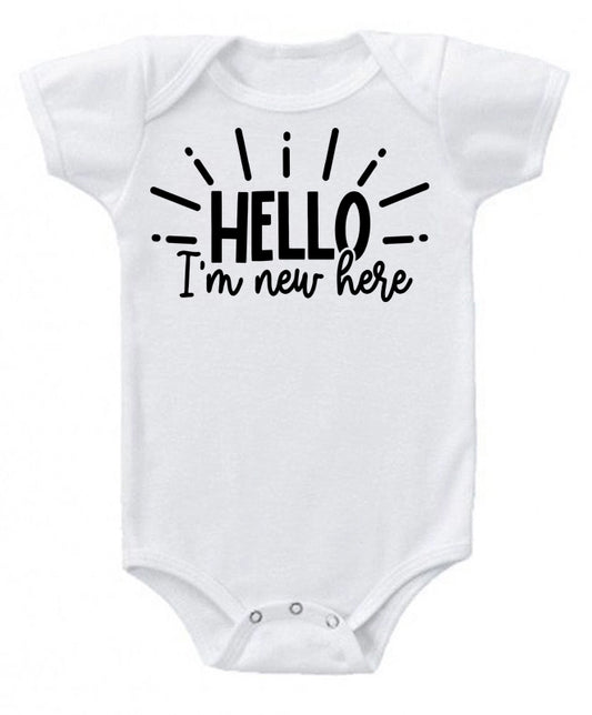 Hello I'm new here- baby bodysuit