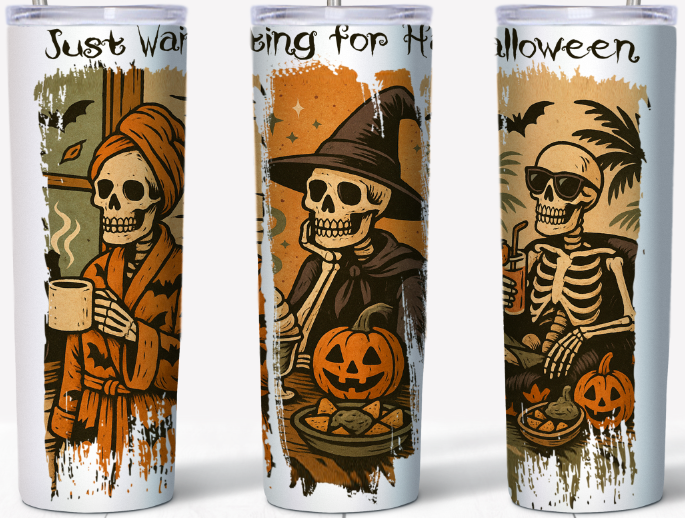 Just waiting for Halloween 15 or 20oz Tumbler