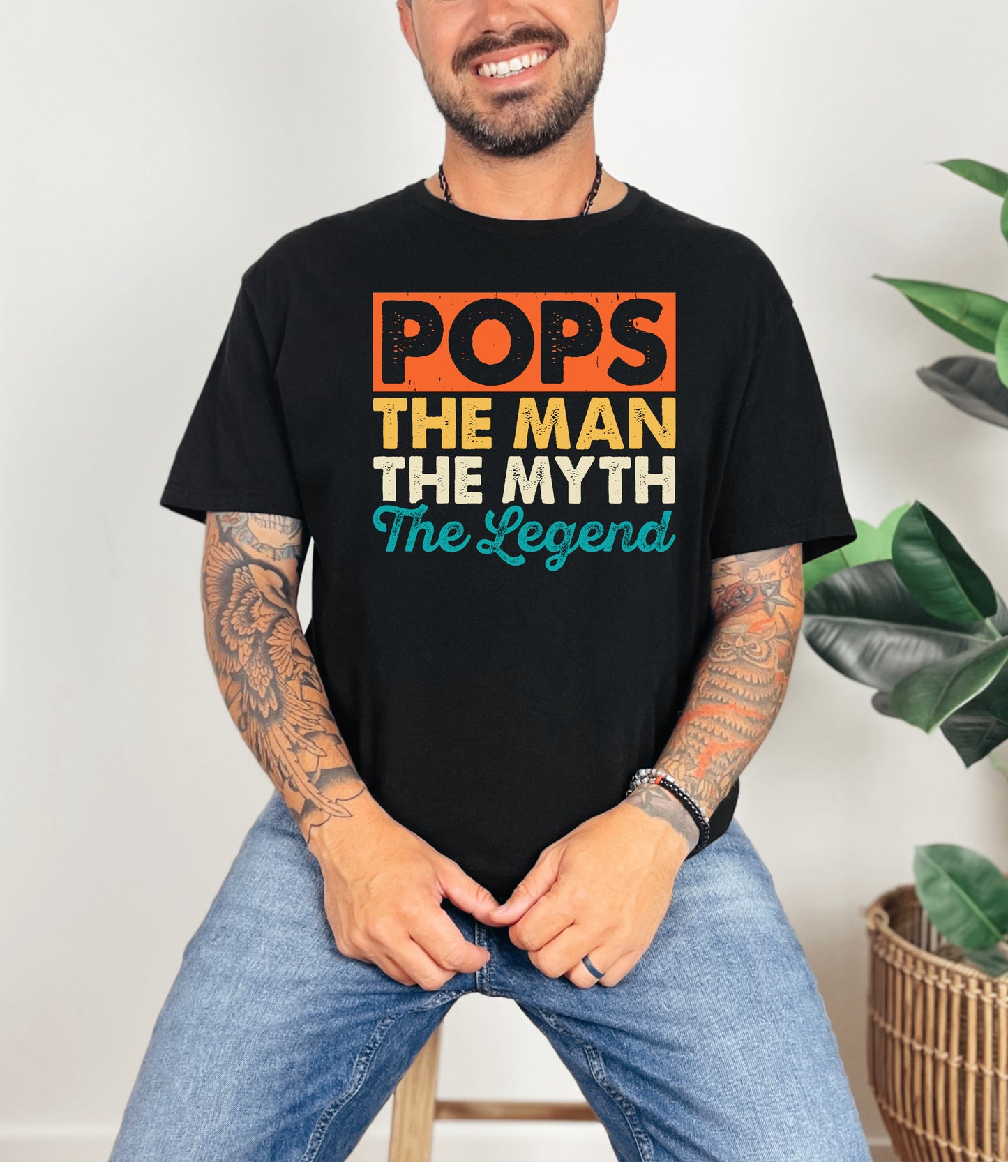 Pops the Man, the Myth, the Legend T-shirt