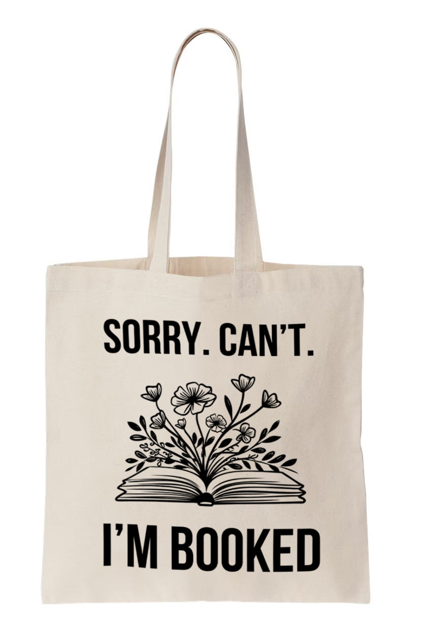 Sorry I can't Canvas Tote