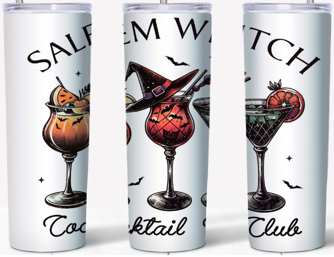 Salem Witch Cocktail Club 15 or 20oz Tumbler