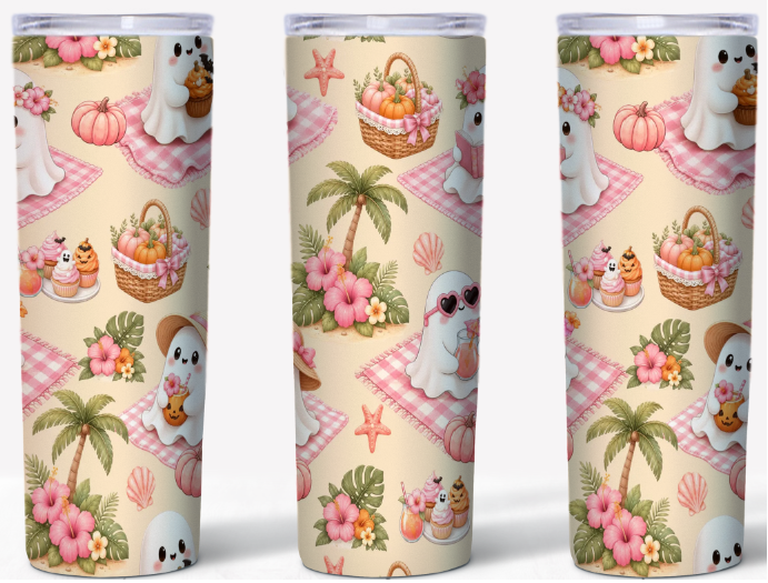 Spooky Picnic 20oz Skinny Tumbler | Johanna Lesley Creations