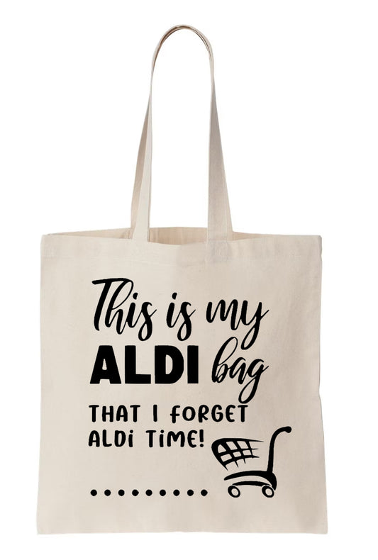 This is my Aldi Bag Canvas Tote