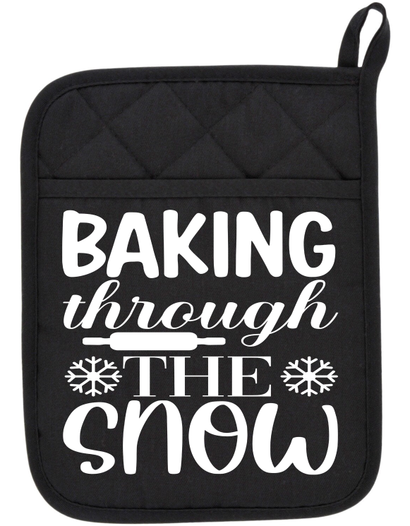 Baking Through the Snow Potholder