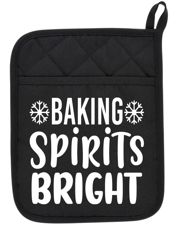 Baking Spirits Bright Potholder