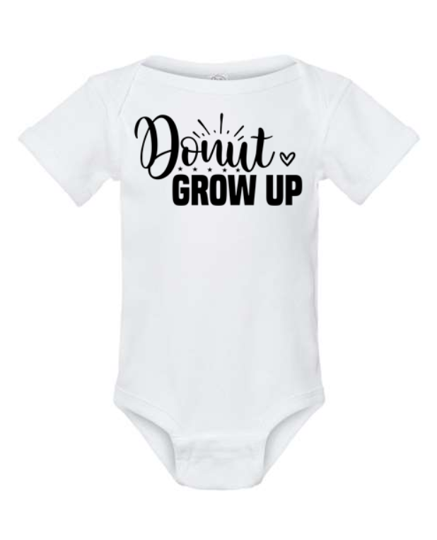 Donut Grow Up Bodysuit | Johanna Lesley Creations