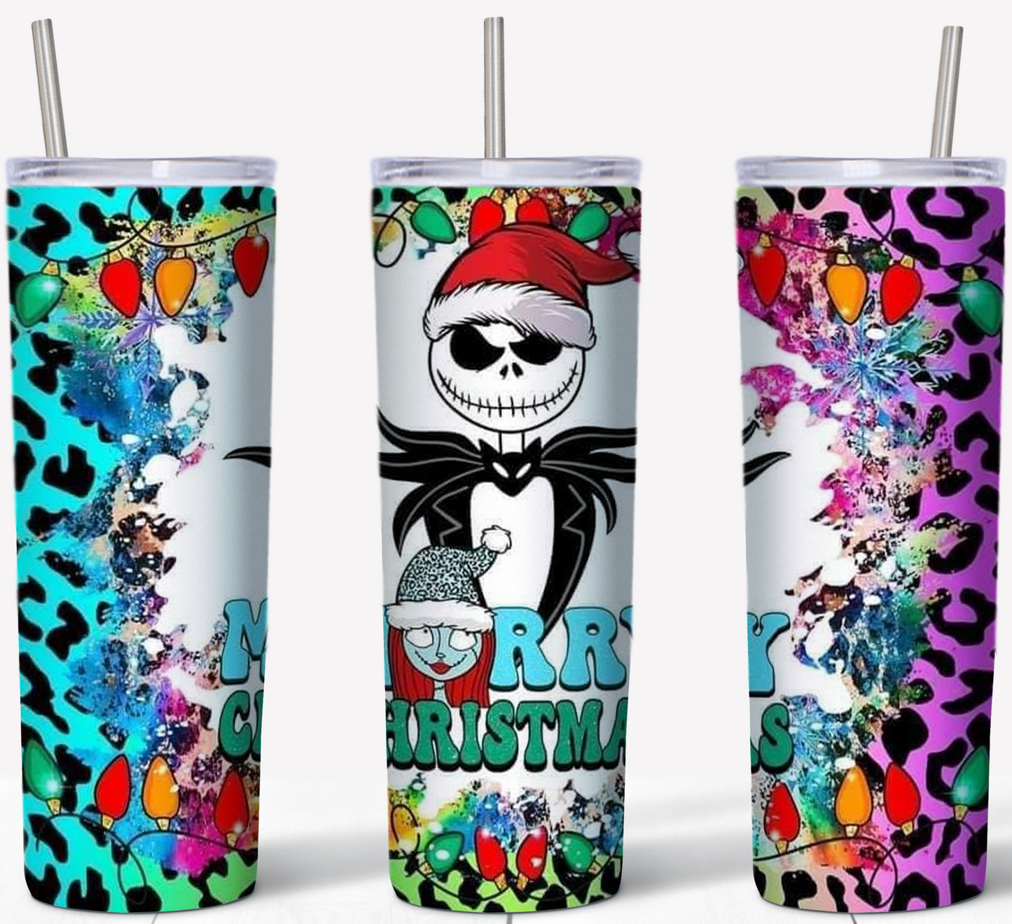 Jack & Sally Merry Christmas 20oz Tumbler