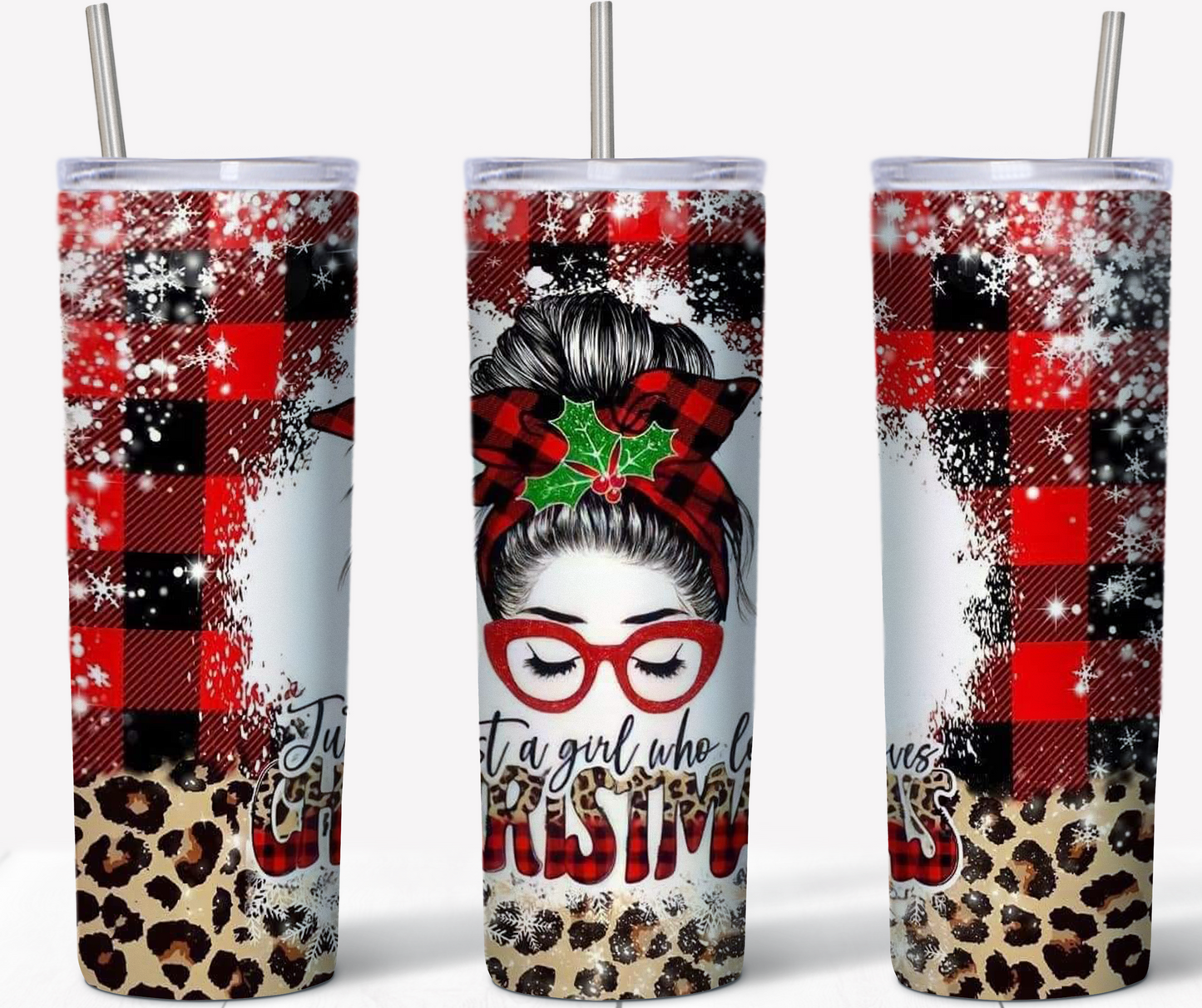 Just a girl who loves Christmas 20oz Tumbler