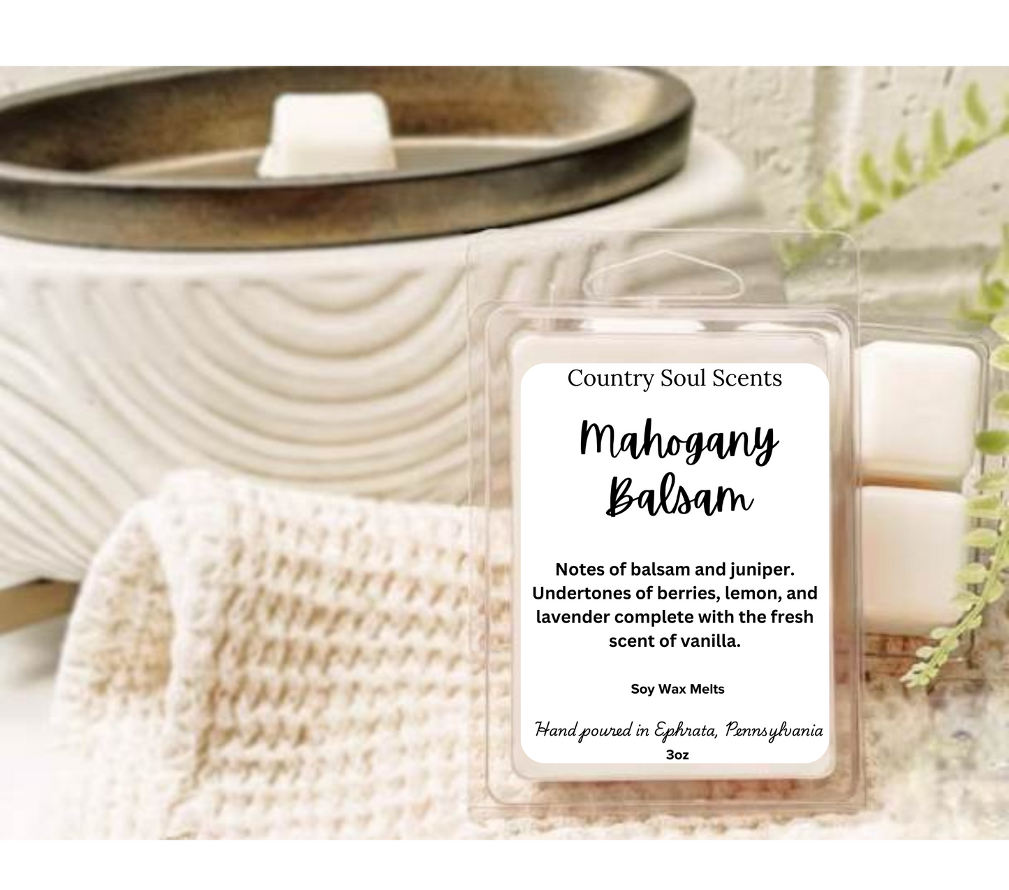 Mahogany Balsam Soy Wax Melts
