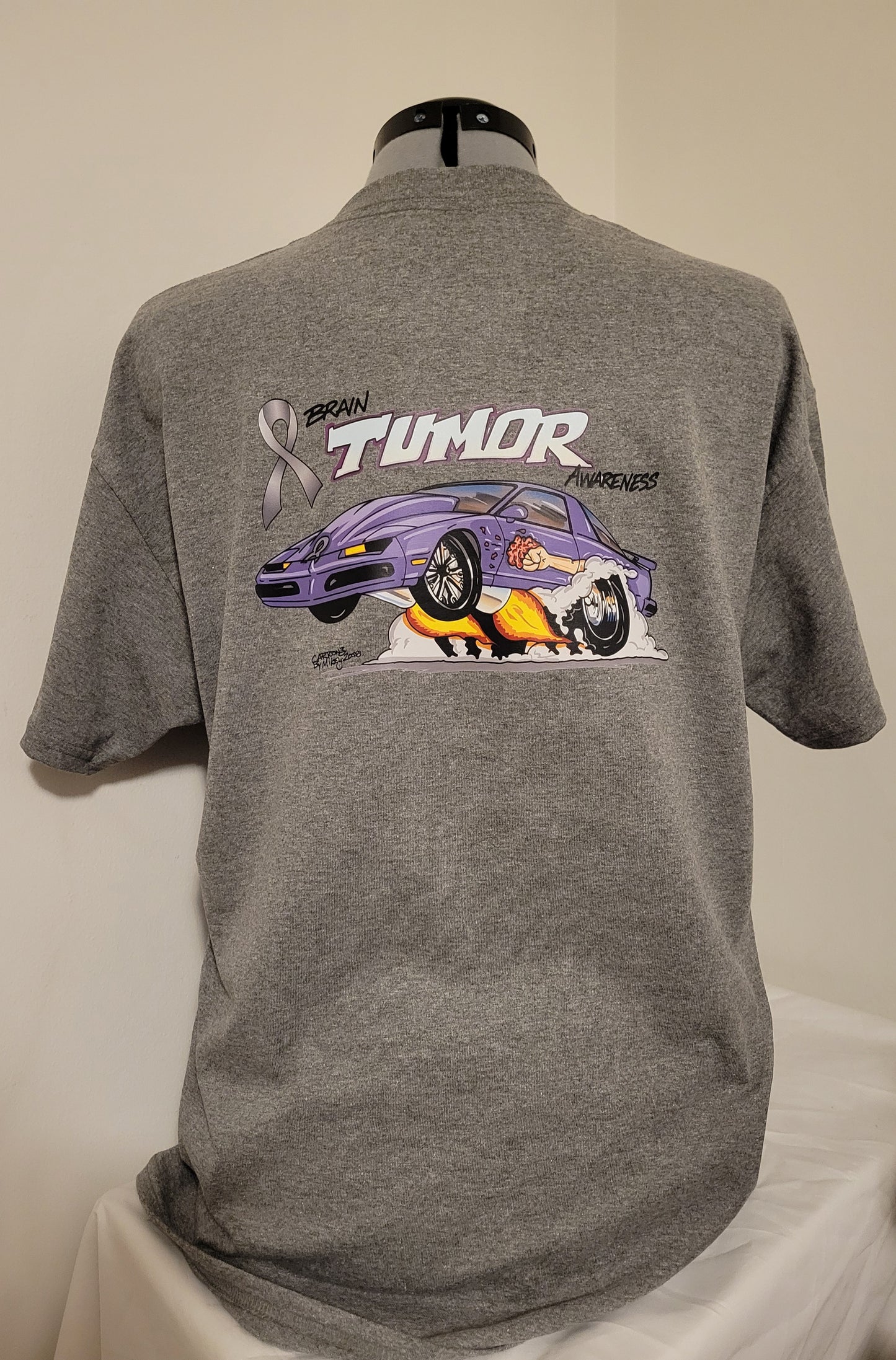 Brain Tumor Awareness Adult Gildan Dryblend T-shirt