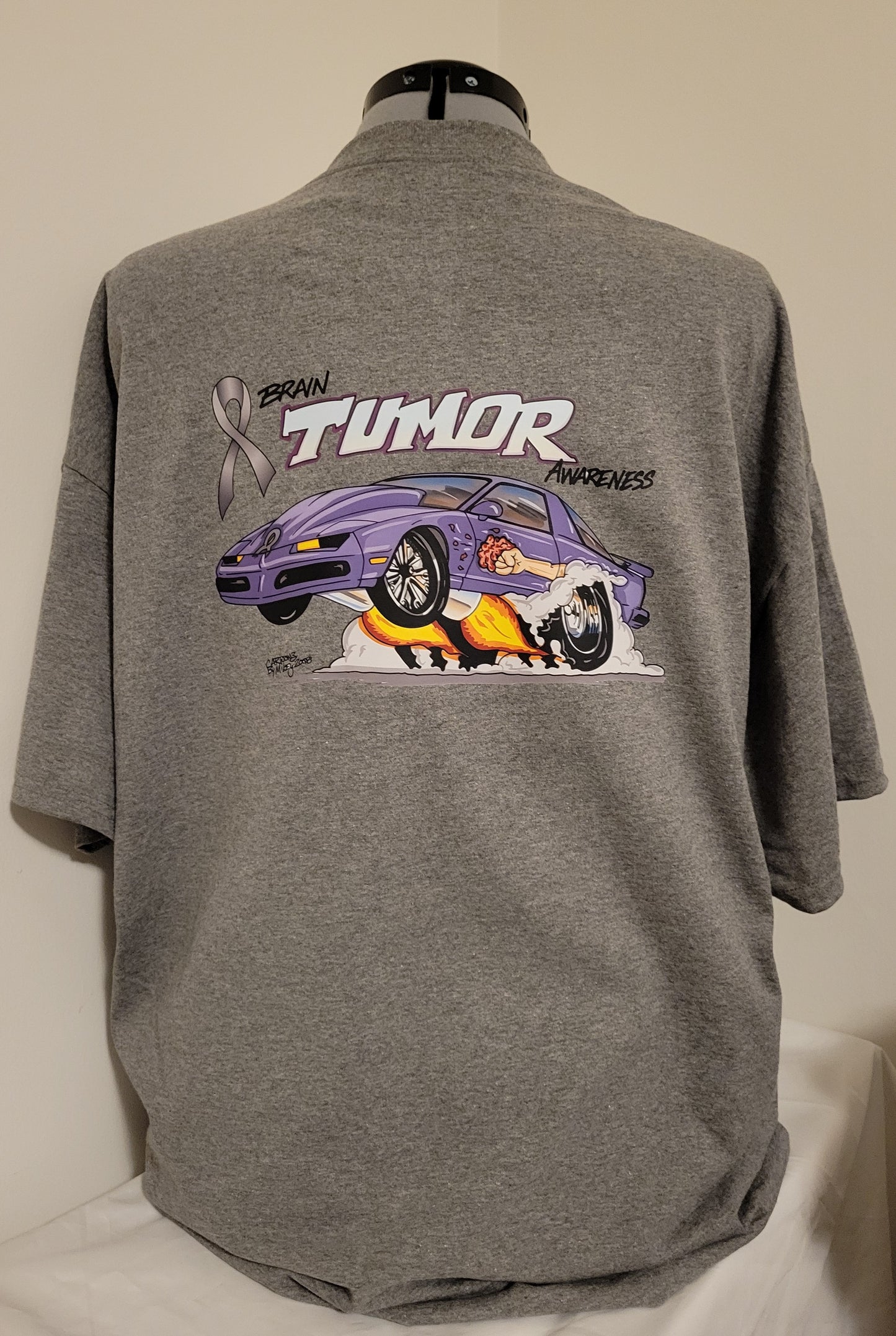 Brain Tumor Awareness Adult Gildan Dryblend T-shirt