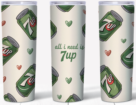7UP Hearts Valentine’s Day | 20oz Stainless Steel Tumbler