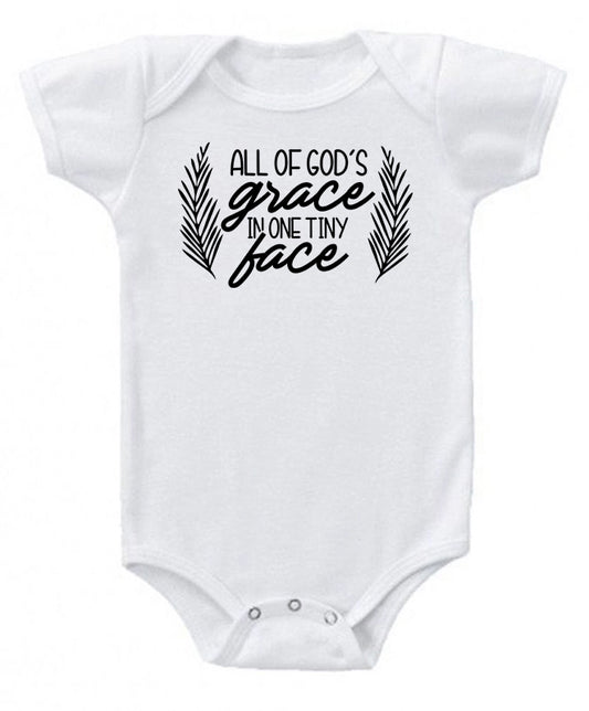 All of God's grace- baby bodysuit