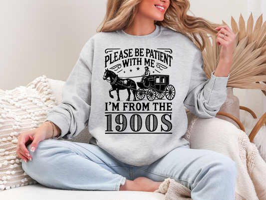 Please be patient with me Crewneck