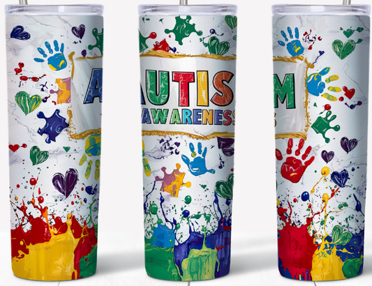 Autism Awareness Tumbler | 20oz Stainless Steel Drinkware