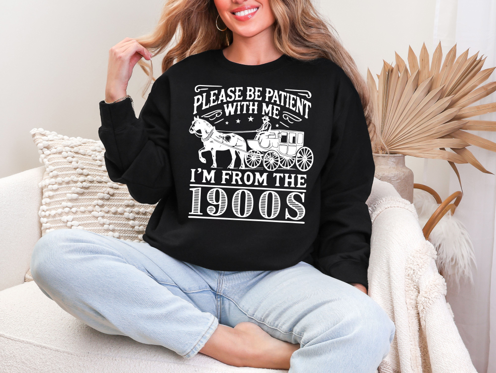 Please be patient with me Crewneck