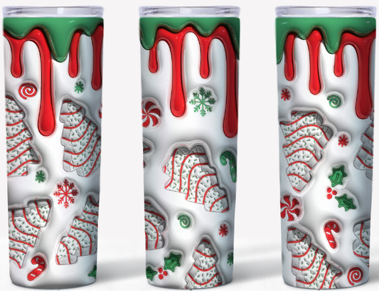 Christmas Tree Cakes 20oz Tumbler