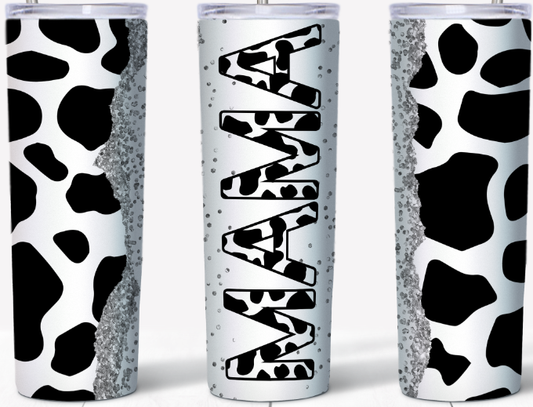Cowhide Mama 15 or 20oz Tumbler