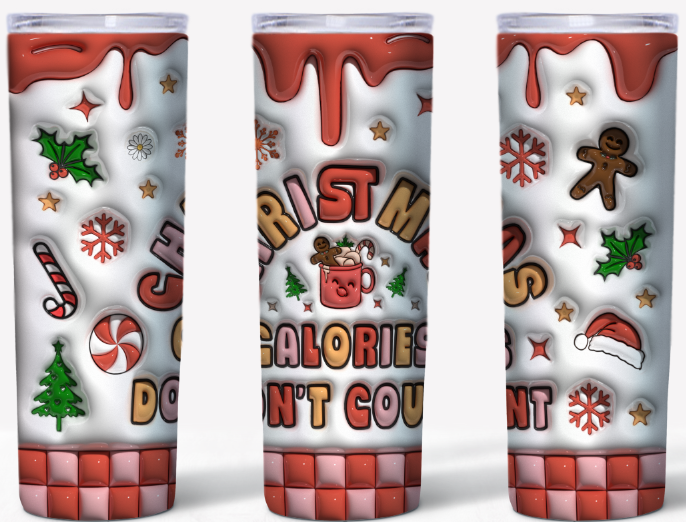 Christmas Calories | 20oz Stainless Steel Tumbler