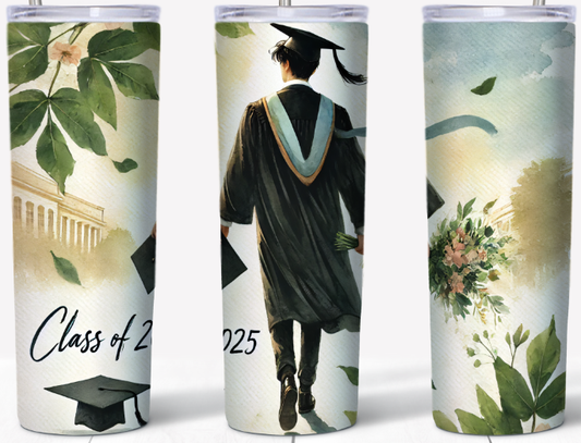 Class of 2025 Male walking 20oz Tumbler