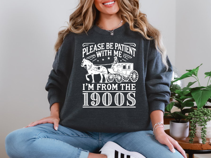 Please be patient with me Crewneck