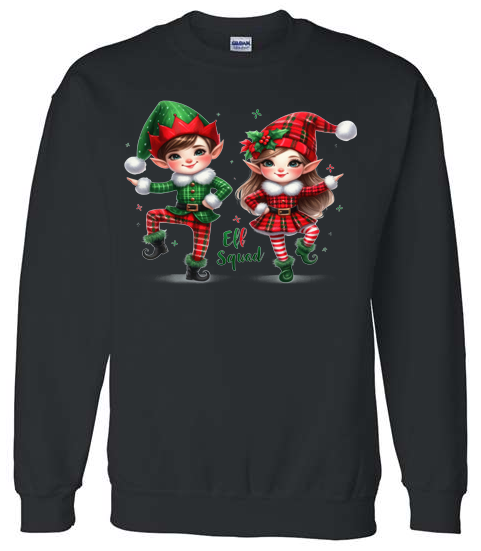 Elf Squad Adult Crewneck Sweatshirt