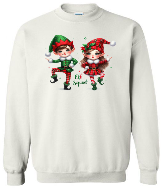 Elf Squad Adult Crewneck Sweatshirt