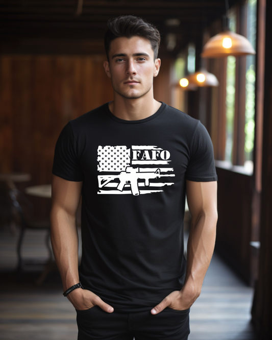FAFO AR-15 T-shirt