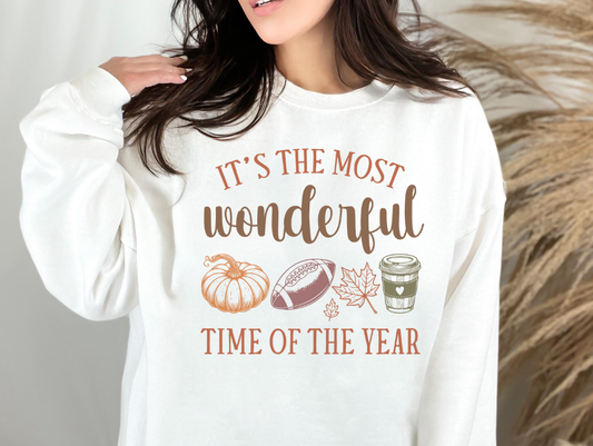 Fall- It's the most wonderful time of the year Crewneck