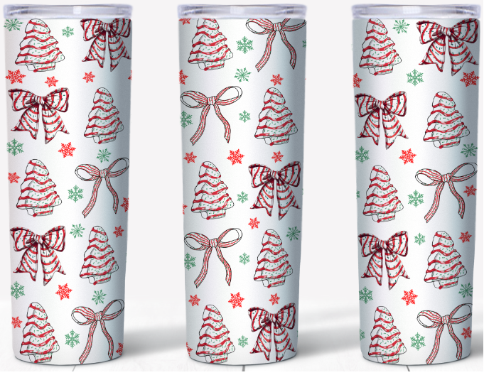 Frosted Christmas 20oz Tumbler