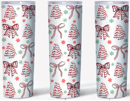 Frosted Christmas 20oz Tumbler