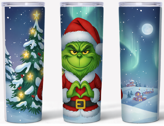 Green Guy Santa 20oz Tumbler
