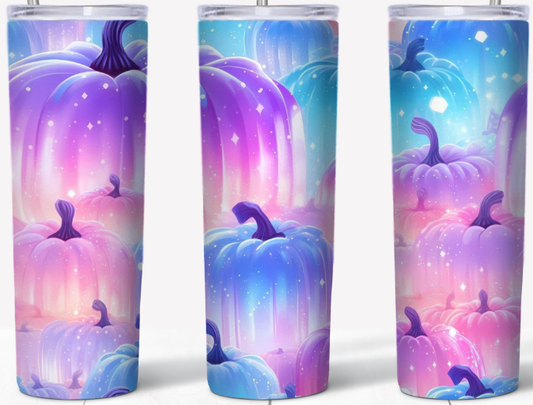 Enchanted Pumpkin Patch 20oz Skinny Tumbler | Johanna Lesley Creations
