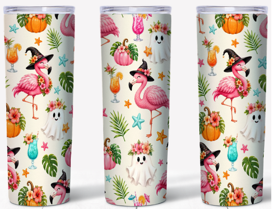 Haunting in Paradise 20oz Skinny Tumbler | Johanna Lesley Creations