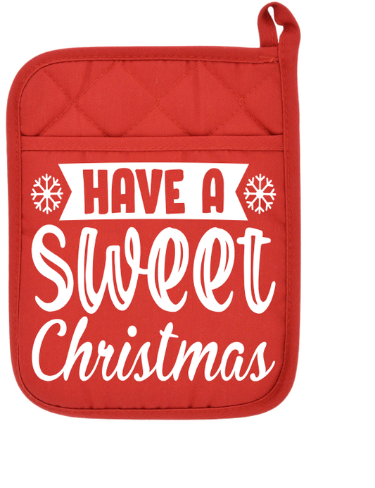 Have a Sweet Christmas Potholder