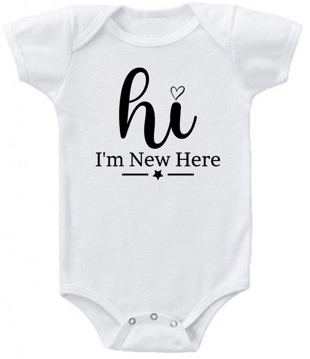 Hi I’m New Here Infant Bodysuit | Johanna Lesley Creations