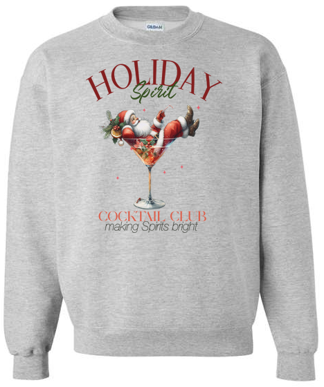 Holiday Spirit Adult Crewneck Sweatshirt